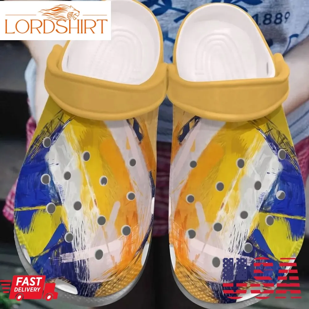 Volleyball Personalized Clog Custom Crocs Comfortablefashion Style Comfortable For Women Men Kid Print 3D Oil Painting Volleyball