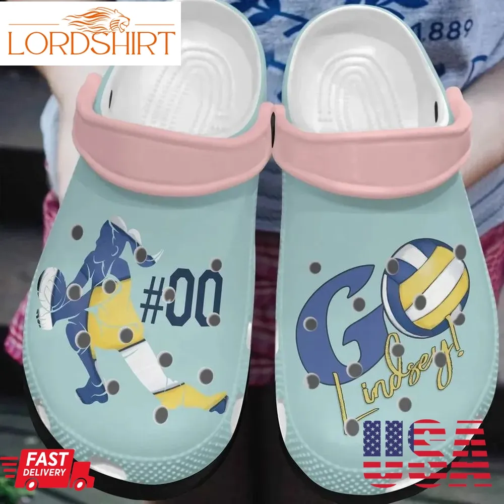 Volleyball Personalized Clog Custom Crocs Comfortablefashion Style Comfortable For Women Men Kid Print 3D Volley Girl