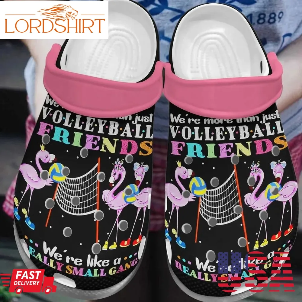 Volleyball Personalized Clog Custom Crocs Comfortablefashion Style Comfortable For Women Men Kid Print 3D Volleyball Friends