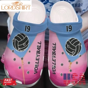 Volleyball Personalized Clog Custom Crocs Comfortablefashion Style Comfortable For Women Men Kid Print 3D Volleyball Obsessed