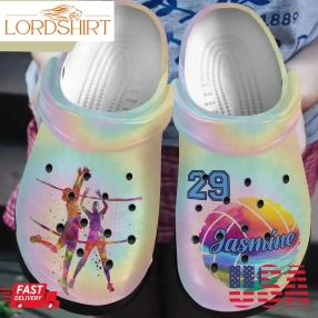 Volleyball Personalized Clog Custom Crocs Comfortablefashion Style Comfortable For Women Men Kid Print 3D Volleyball Queen