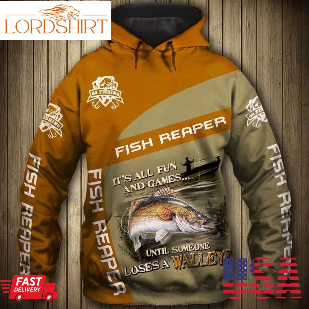 Walleye Fishing Pullover And Zip Pered Hoodies Custom 3D Graphic Printed 3D Hoodie All Over Print Hoodie For Men For Womenhoodie