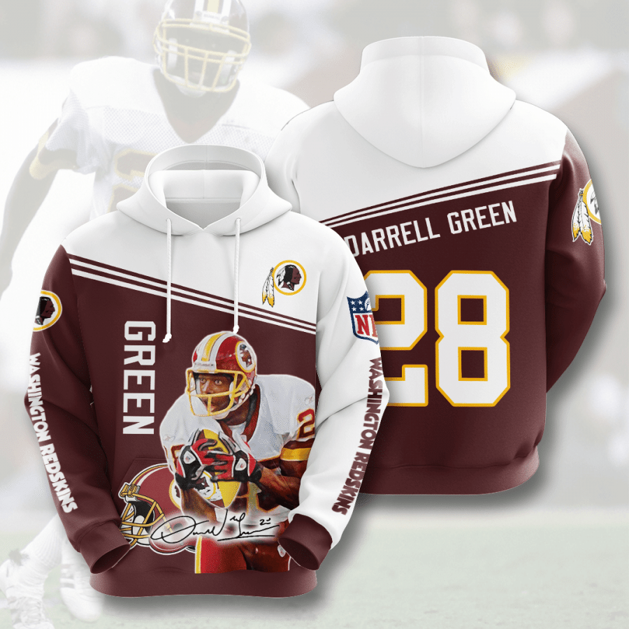 Washington Redskins Darrell Green 3D Hoodie For Men For Women All Over Printed Hoodie