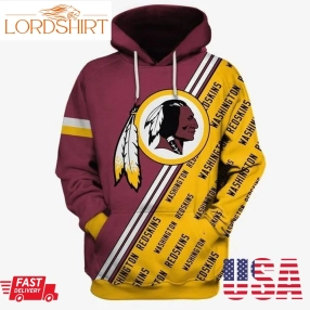 Washington Redskins Ncaa Football Many Logo 3D Hoodie For Men For Women Washington Redskins All Over Printed Hoodie Washington Redskins 3D Full Printing Shirt