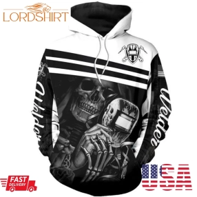 Welder Skull Men And Women 3D Full Printing Hoodie Shirt Welder Skull 3D Full Printing Shirt Welder 3D All Over Printed Shirt 2020