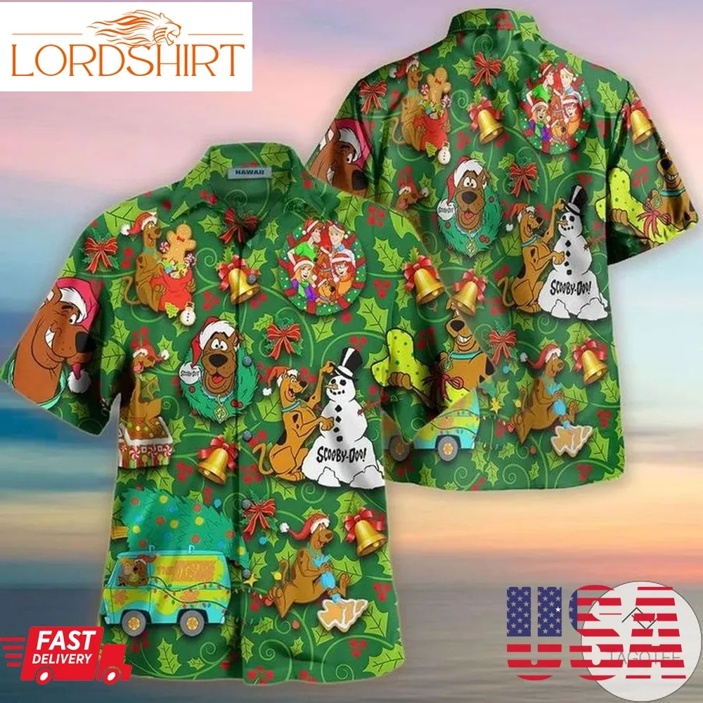 Well All Be Home For Christmas Scooby Doo Hawaiian Shirt