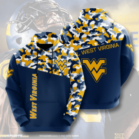 West Virginia Mountaineers Men And Women 3D Full Printing Hoodie West Virginia Mountaineers 3D Full Printing Shirt