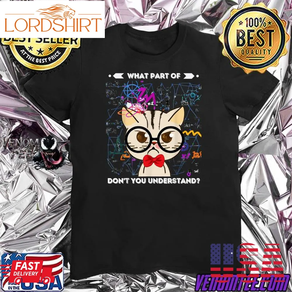 What Part Of Don't You Understand Cat Math Back To School T Shirt