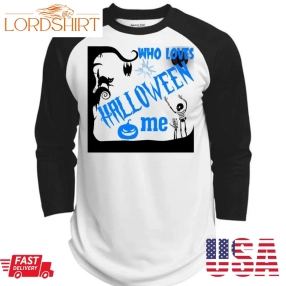 Who Loves Halloween Me T Shirt, I Love You Pumpkin T Shirt, Awesome T Shirts  (Polyester Game Baseball Jersey)