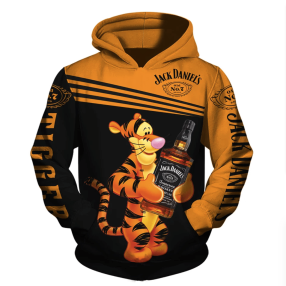 Winnie The Pooh Tigger Jack Daniel S Men And Women 3D Full Printing Hoodie Winnie The Pooh Tigger Jack Daniel S 3D Full Printing Shirt