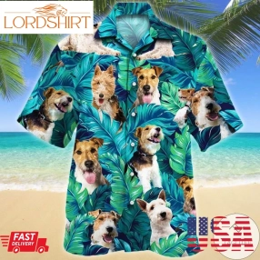 Wire Fox Terrier Dog Lovers Hawaiian Shirt