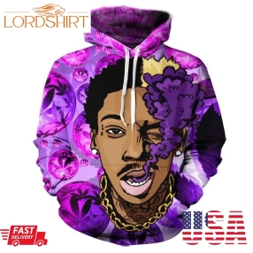 Wiz Khalifa Blowing Pullover And Zippered Hoodies Custom 3D Wiz Khalifa Blowing Graphic Printed 3D Hoodie For Men For Women