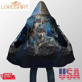 Wolf Hoodie T Shirt Cloak For Men And Women Hac220402