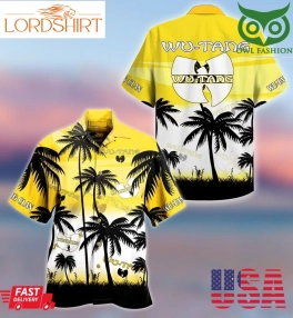 Wu Tang Clan Music Palm Hawaiian Shirt