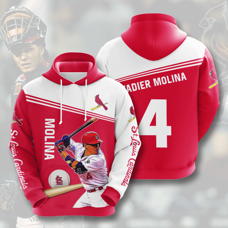 Yadier Molina St Louis Cardinals Men And Women 3D Full Printing Hoodie St Louis Cardinals 3D Full Printing Shirt