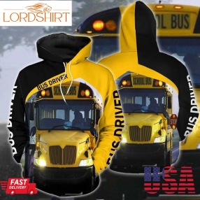 Yellow School Bus 3D Hoodie For Men For Women All Over Printed Hoodie