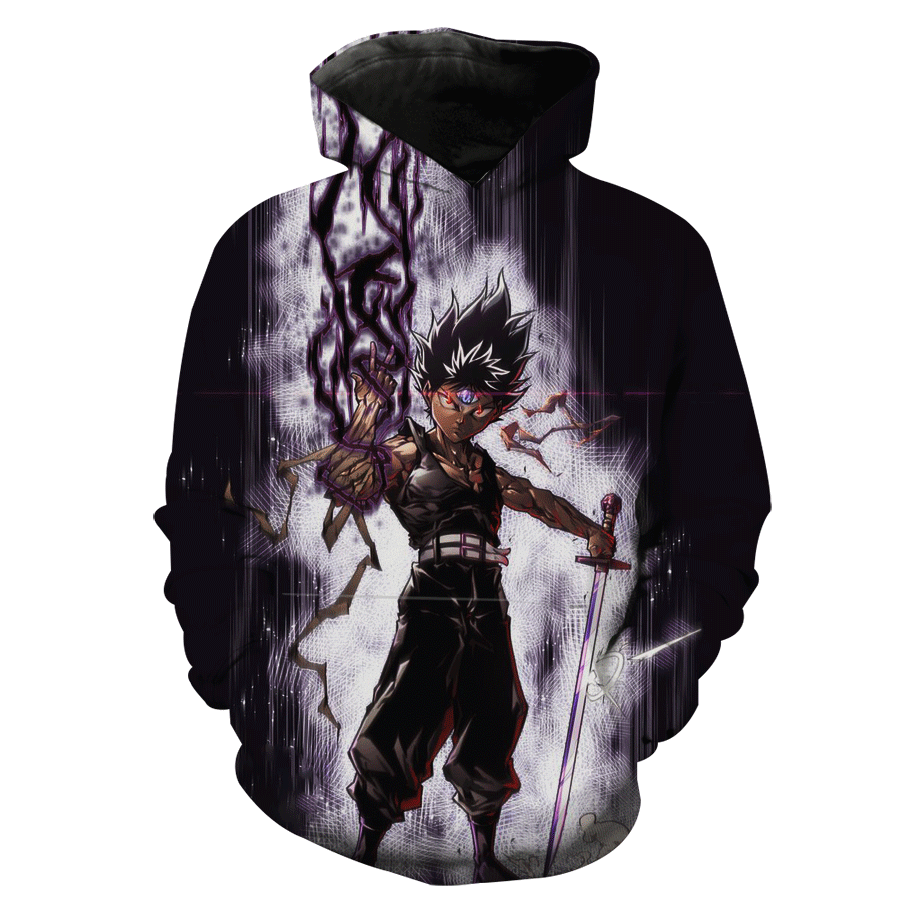 Yu Yu Hakusho Dragon Of The Darkness Flame Hiei Hoodie 3D