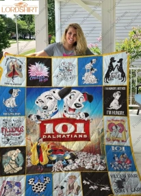 101 Dalmatians Movie Quilt Blanket Great Customized Blanket Gifts For Birthday Christmas Thanksgiving