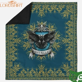 3D Harry Potter Ravenclaw Eagle Blue Quilt Blanket