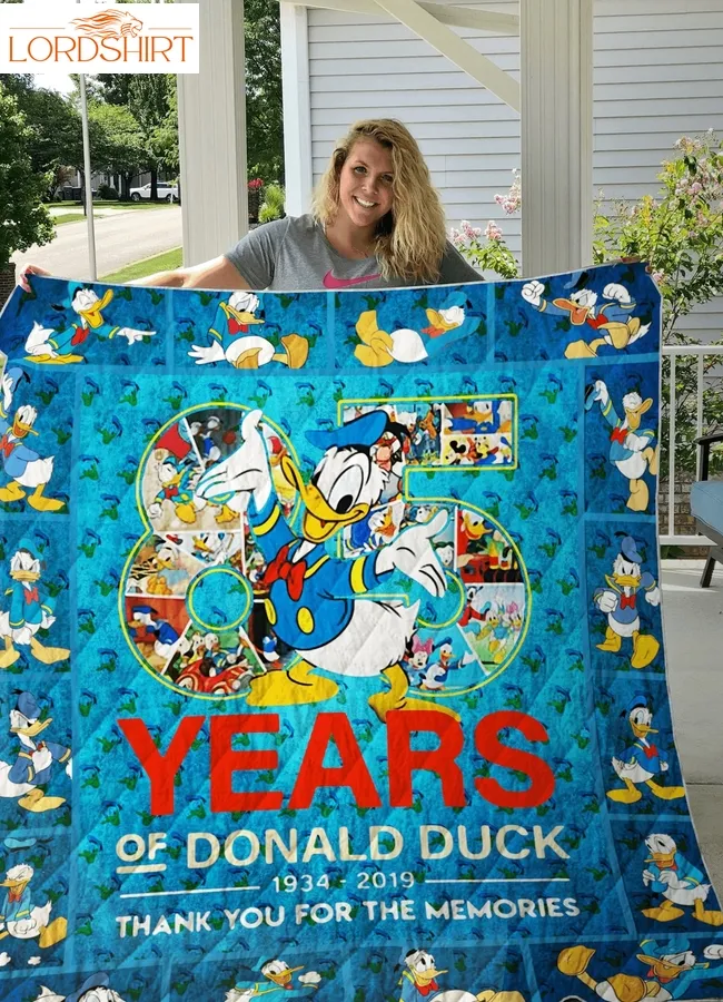 85 Years Of Donald Duck Quilt Blanket