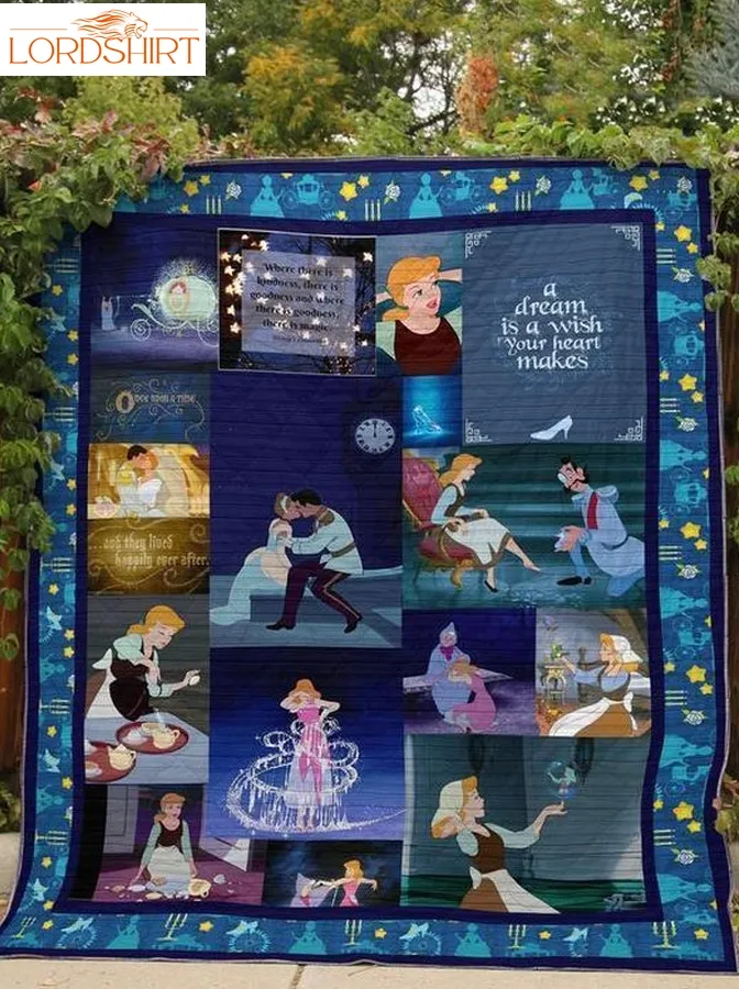 A Dream Is Wish Your Heart Makes Fabric 3D Quilt Blanket