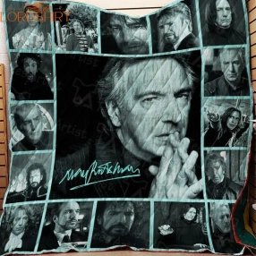 Alan Rickman Quilt Blanket