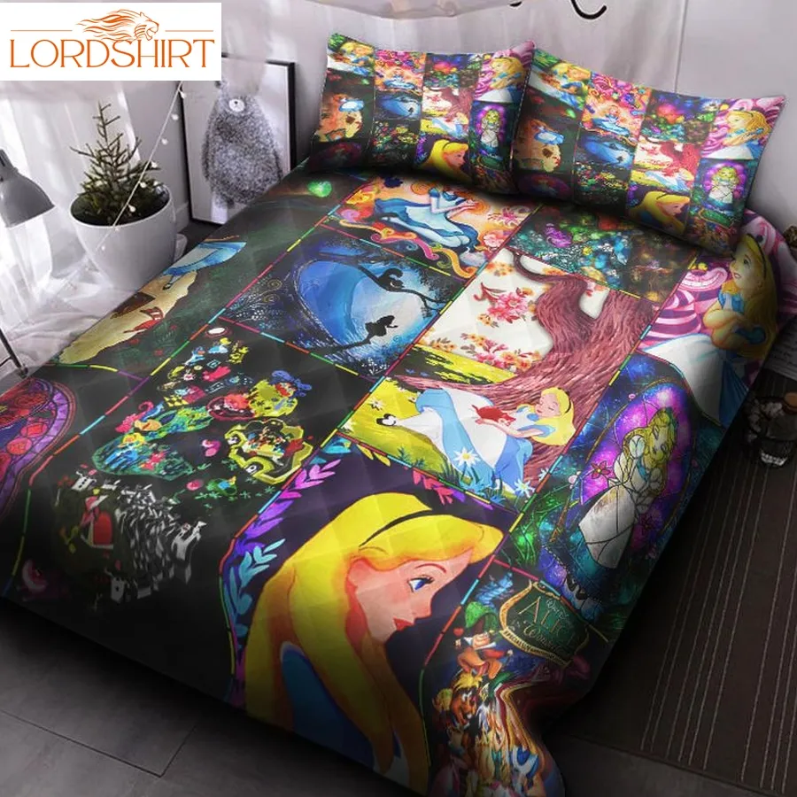 Alice In The Wonderland Quilt Bed Set