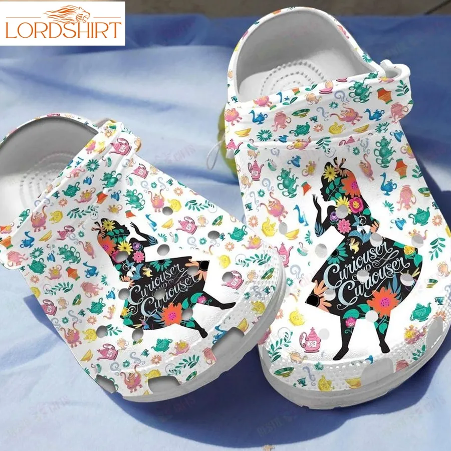 Alice In Wonderland Crocs Classic Clogs Shoes