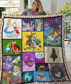 Alice In Wonderland Quilt Blanket 01