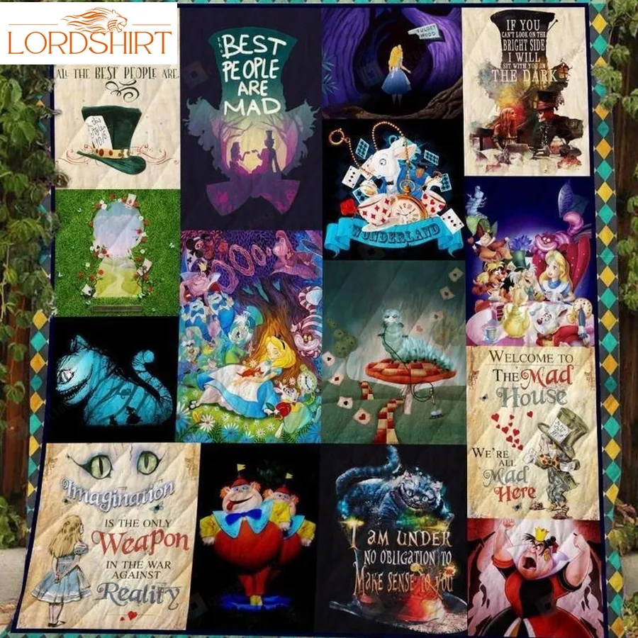 Alice In Wonderland Quilt Blanket On Sale!