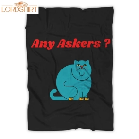 Any Askers Cute Cat Kitten Persuade Blanket