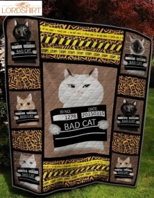 Bad Cats 3D Customized Quilt