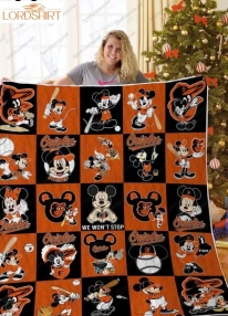 Baltimore Orioles Disney Quilt Blanket