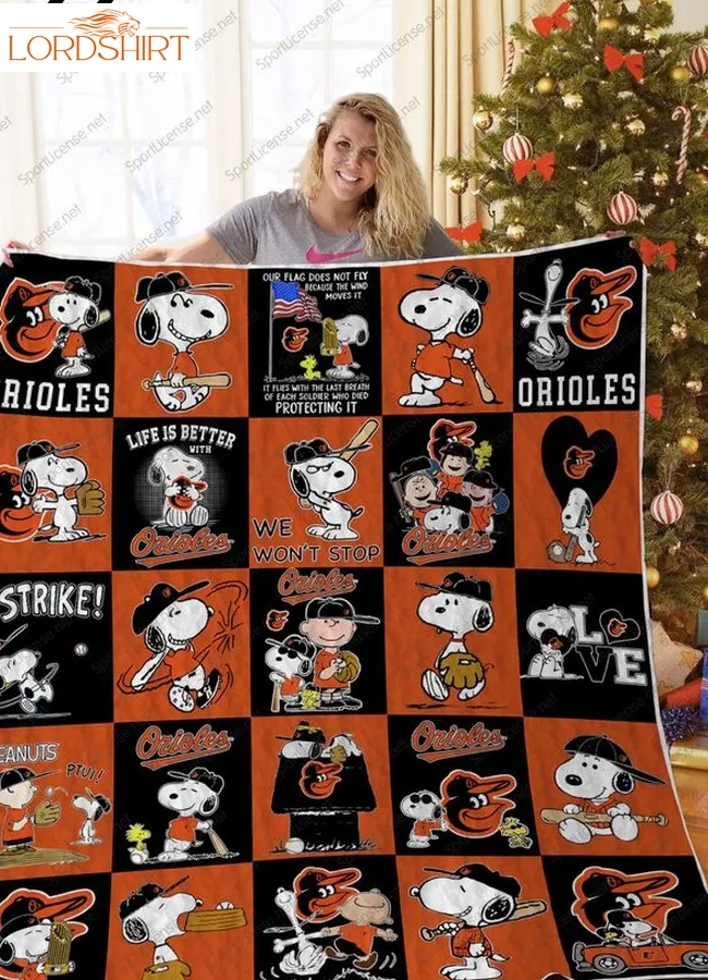 Baltimore Orioles Disney Quilt Blanket Ver Sp