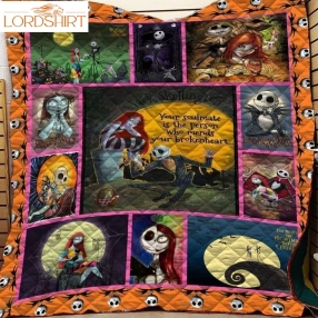 Bc  Nightmare Before Christmas Love Quilt Blanket 04