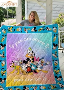 Bc &8211 Mickey Mouse Inspire Quilt Blanket