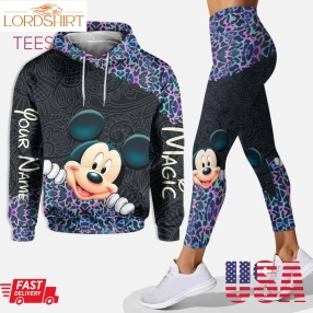 Best Personalized Mickey Mouse 3D Hoodie And Leggings All Over Print