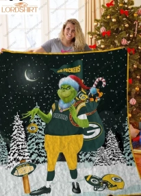 Bl &8211 Gbp Grinch Quilt Blanket