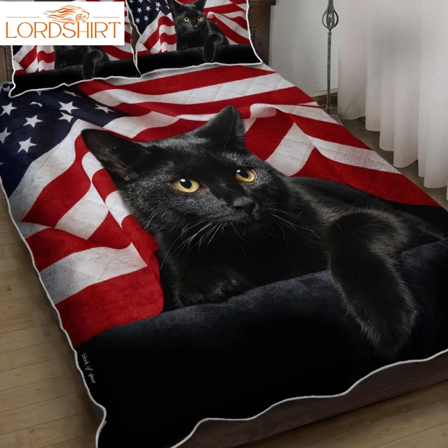 Black Cat American Quilt Bed Set Lha1402qs Geembi