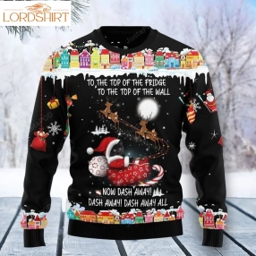 Black Cat Sleigh Christmas Ugly Christmas Sweater Ugly Sweater Christmas