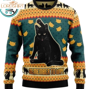 Black Cat Ugly Christmas Sweater, Xmas Gifts For Men Women Full Size S 5Xl