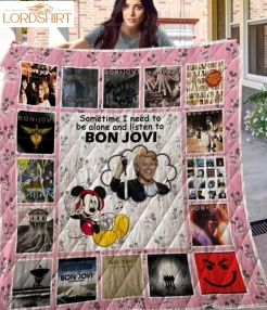 Bon Mickey 3D Customized Quilt Blanket