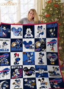 Buffalo Bills Disney Quilt Blanket