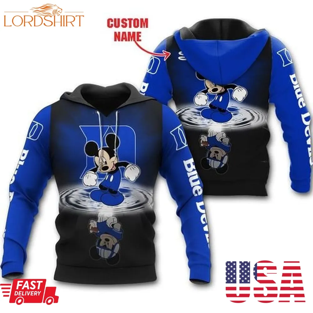 Buke Blue Devils Mickey Custom Name Shirt, Hoodie, Sweatshirt