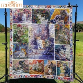 Cat 3D Customized Quilt