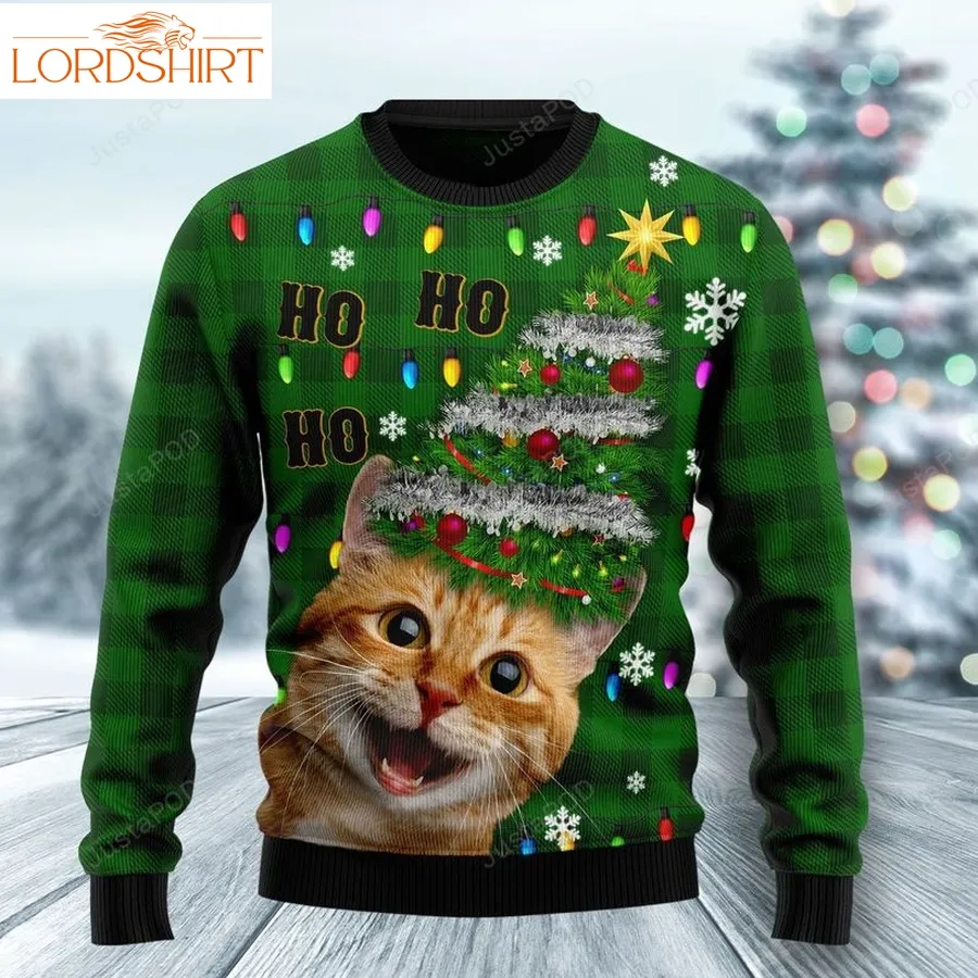 Cat Christmas Tree Ugly Christmas Sweater, All Over Print Sweatshirt, Ugly Sweater, Christmas Sweaters, Hoodie, Sweater