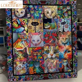 Cat Customize Quilt Blanket