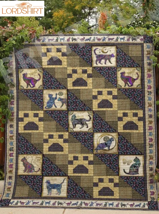 Cat Don't Let Me Down 3D Quilt Blanket