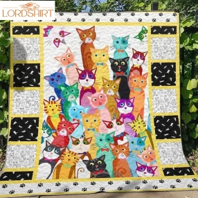 Cat For Cat Lovers 3D Quilt Blanket