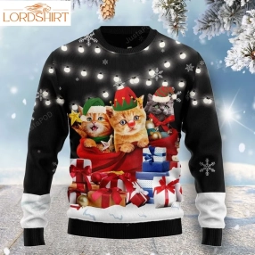 Cat Gifts Noel Ugly Christmas Sweater, All Over Print Sweatshirt, Ugly Sweater, Christmas Sweaters, Hoodie, Sweater